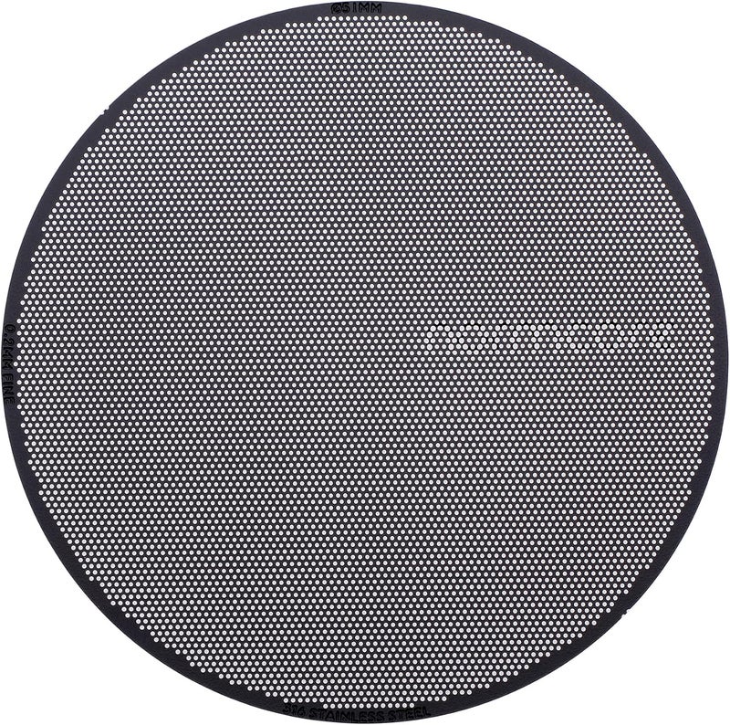 Normcore 51mm Ultra-Slim 0.2 mm Puck Screen - Lower Shower Screen - Metal Coffee Reusable Filter for 51mm Portafilter - 200-micron Laser etched - 316 Stainless Steel with Titanium PVD Coating - Image 1
